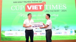 Những khoảnh khắc ấn tượng tại Giải golf Truyền thông số Cúp VietTimes “Nâng bước em đến trường”