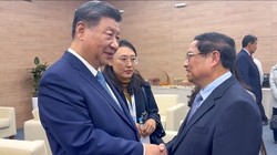 Thủ tướng Phạm Minh Chính gặp Tổng Bí thư, Chủ tịch nước Trung Quốc Tập Cận Bình