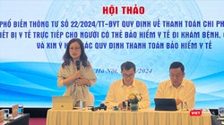 Thông tư thanh toán trực tiếp không khuyến khích việc người bệnh phải mua ngoài
