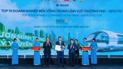 BIDV lần thứ 6 vào Top 10 Doanh nghiệp bền vững trong lĩnh vực thương mại - dịch vụ 