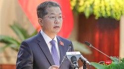 Ông Nguyễn Văn Quảng, Bí thư Thành uỷ Đà Nẵng phát biểu tại Kỳ họp thứ 21, HĐND TP Đà Nẵng khoá X.