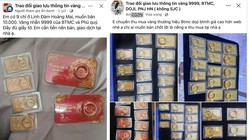 Trên nhiều hội nhóm Facebook có hàng trăm bài đăng rao bán vàng nhẫn trơn cũng như vàng miếng SJC.