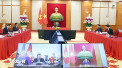 Tổng Bí thư Tô Lâm điện đàm với Chủ tịch Đảng Nhân dân Campuchia Hun Sen