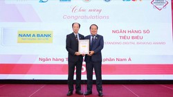 Nam A Bank giành cú đúp giải thưởng tại lễ trao giải ngân hàng Việt Nam tiêu biểu 2025