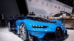 Siêu xe Bugatti có khả năng tự biến đổi thành nhiều màu khác nhau.