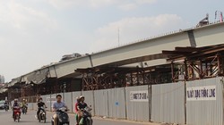 Dự kiến trước Tết Dương lịch 2017 sẽ thông xe cầu vượt nút giao Ô Đống Mác- Nguyễn Khoái- (Ảnh: ĐK).