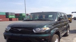 Hình ảnh chiếc UAZ Hunter – thế hệ hiện tại của huyền thoại UAZ 469, xuất hiện tại cảng Hải Phòng chiều 17/10