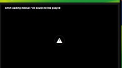 Sự cố không thể xem được phim