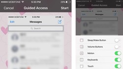 Bạn không thể thoát ứng dụng khi Guided Access đang được kích hoạt.