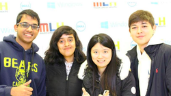 Nhóm sinh viên đã tạo nên FIB gồm Anant Goel, Nabanita De, Qinglin Chen, và Mark Craft (từ trái qua)- (Ảnh FIB).