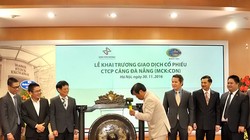 Cảng Đà Nẵng chính thức niêm yết 66 triệu cổ phiếu trên Sàn Giao dịch chứng khoán Hà Nội. (Ảnh: Cảng Đà Nẵng cung cấp)