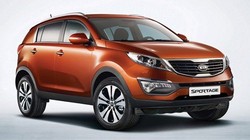 Chiếc xe ô tô cũ Kia Sportage 2008 có nét khỏe khoắn không thua các đàn anh