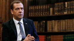 Thủ tướng Nga Dmitry Medvedev.