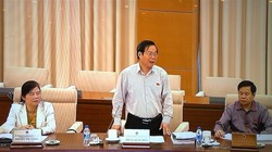 Chủ nhiệm UBTCNS của Quốc hội Phùng Quốc Hiển trong một phiên họp về ngân sách nhà nước. Ảnh TL