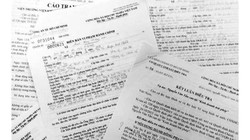 Các biên bản xử phạt chủ quán phở Nguyễn Văn Tấn - Ảnh: TL.