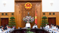 Thủ tướng Nguyễn Xuân Phúc chủ trì buổi làm việc.