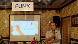 Hiệu trưởng Nguyễn Thành Nam trong buổi khai giảng Đại học FUNiX.