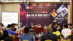 Toàn cảnh Tọa đàm “Làm ăn gì năm 2017?”.