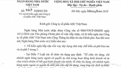 Trích công văn trả lời kiến nghị của NHNN.