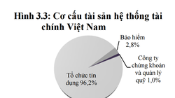 “Cơ cấu tài sản giữa các lĩnh vực trong hệ thống tài chính chưa hợp lý”.