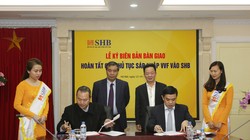 Lễ ký có sự tham dự của Chủ tịch HĐQT, Tổng Giám đốc cùng các đơn vị  liên quan của SHB và VVF