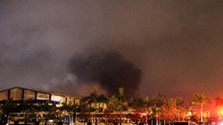 Hiện trường vụ hỏa hoạn.