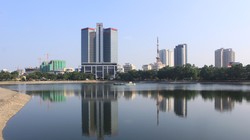 Ý tưởng lấp hồ Thành Công đang làm nóng dư luận. (Ảnh: Internet)