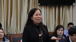 Bà Ninh Thị Ty -  Chủ tịch CTCP May Hồ Gươm. (Ảnh: Doãn Trường)