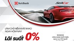 Mua ô tô tại Vietnam Motorshow 2017 với lãi vay chỉ từ 0 - 5%/năm tại SeABank.