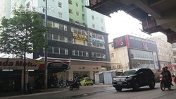 Công trình “Tầng kỹ thuật (tầng K) thuộc Tòa nhà SDU - 143 Trần Phú”. (Ảnh: Cảnh sát PCCC Hà Nội)