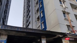 Hiện trường vụ cháy chung cư Carina Plaza