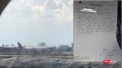 Báo cáo đầu tiên của Cơ trưởng Cuevas sau khi VN 7344 hạ cánh nhầm.