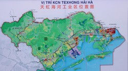 Vị trí KCN Texhong Hải Hà. (Ảnh: QTV)