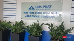 Hòa Phát đang tập trung cho tiến độ hoàn thiện Khu liên hợp sản xuất gang thép tại Dung Quất. (Ảnh: H.V)