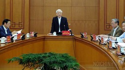 Đồng chí Nguyễn Phú Trọng, Tổng Bí thư, Chủ tịch nước, Trưởng Ban Chỉ đạo chủ trì Cuộc họp.