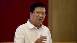 Phó thủ tướng Trịnh Đình Dũng làm việc với các bộ, ngành tại Khánh Hòa về dự án cao tốc Bắc - Nam. Ảnh: Xuân Ngọc.