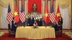 Quang cảnh lễ ký kết giữa Vietnam Airlines và Tập đoàn Sabre. (Ảnh: VGP)