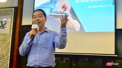 Ông Đào Thanh Tú, Phó Tổng giám đốc Công nghệ Thông tin của Prudential chia sẻ tại hội thảo về chuyển đổi số tối 6/3