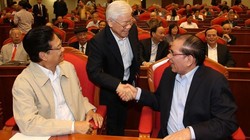 Hình ảnh Tổng bí thư, Chủ tịch nước gặp mặt cán bộ lãnh đạo nghỉ hưu