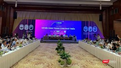 Quang cảnh Tọa đàm “Giải pháp thúc đẩy hàng không phát triển bển vững” chiều 11/4/2019.