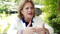 Bộ trưởng Môi trường và Tài nguyên thiên nhiên Josefa Gonzalez Blanco Ortiz Mena ở Mexico City năm 2018. Ảnh: EE.