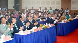 Quang cảnh Hội nghị “Kiên Giang - Tiềm năng, cơ hội đầu tư và phát triển bền vững”. (Ảnh: VGP)