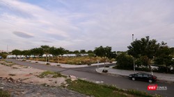 Một góc dự án Khu nhà ở và Dịch vụ Tuyên Sơn chiều nay 7/8/2019.