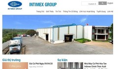  Intimex Group đã giành thắng lớn trong cuộc đua bán 400.000 tấn gạo trong tháng 4-2020. Ảnh chụp màn hình trang mạng của Intimex Group: Trung Chánh
