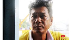 Chú Nguyễn Văn Hoàng (SN 1966), một người dân Thủ Thiêm giờ này vẫn vất vả ngược xuôi mưu sinh, thuê trọ, và không biết tương lai của gia đình mình sẽ trôi dạt về đâu? Ảnh; GVT.