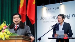 Ít người biết đến sự đồng hành giữa “soái” Võ Văn Hồng (trái) và đại gia Hà Văn An.