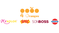 4 nhãn hiệu sơn nổi tiếng của 4 Oranges: Mykolor, Spec, Sonboss, Expo