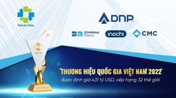 DNP Holdings nhận 3 giải thưởng thương hiệu quốc gia Việt Nam 2022