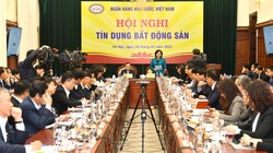 Hội nghị tín dụng bất động sản do Ngân hàng Nhà nước tổ chức sáng 8/2 (Ảnh: SBV)