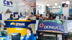 Bốn ngân hàng yếu kém gồm CBBank, OceanBank, GPBank và DongABank